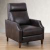 Biscoe Push Back Recliner - Burnished Brown