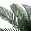 Artificial Plant Cycas Palm with Pot Green 49.2"