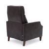 Biscoe Push Back Recliner - Burnished Brown