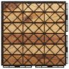 Decking Tiles 30 pcs 11.8"x11.8" Solid Wood Teak Vertical Pattern