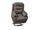 Liyasi Electric Power Lift Recliner Chair with 1 Motor, 3 Positions, 2 Side Pockets, Cup Holders,Suede fabric