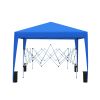 Outdoor 10x 10Ft Pop Up Gazebo Tent Canopy with 4pcs Weight sand bag,with Carry Bag-Blue