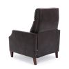 Biscoe Push Back Recliner - Burnished Brown