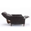 Biscoe Push Back Recliner - Burnished Brown