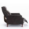 Biscoe Push Back Recliner - Burnished Brown