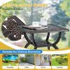 Outdoor Cast Aluminum Side Table for Garden Porch Balcony