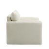 Modern Style Chenille Oversized Armchair Accent Chair Single Sofa Lounge Chair 38.6'' W for Living Room, Bedroom,Cream