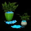 Outdoor Luminous Stones 100Pcs Glow in The Dark Pebbles Garden Moonlight Stones