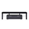 20 minutes quick assemble, modern TV Stand with LED Lights,high glossy front TV Cabinet,can be assembled in Lounge Room, Living Room or Bedroom